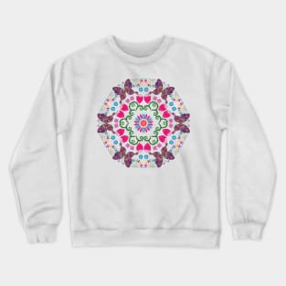 Wild 60s Butterflies Crewneck Sweatshirt